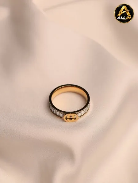 خاتم GUCCI ستانلس ستيل.