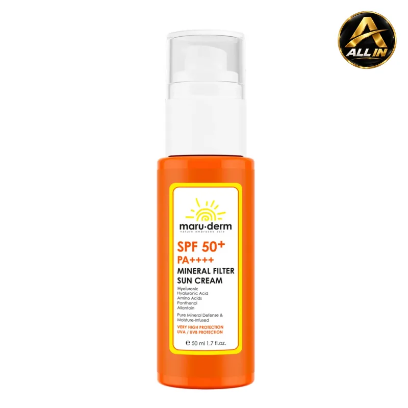 كريم الوقاية من الشمس الفيزيائي +Maru.derm Mineral Filter sunscreen SPF 50