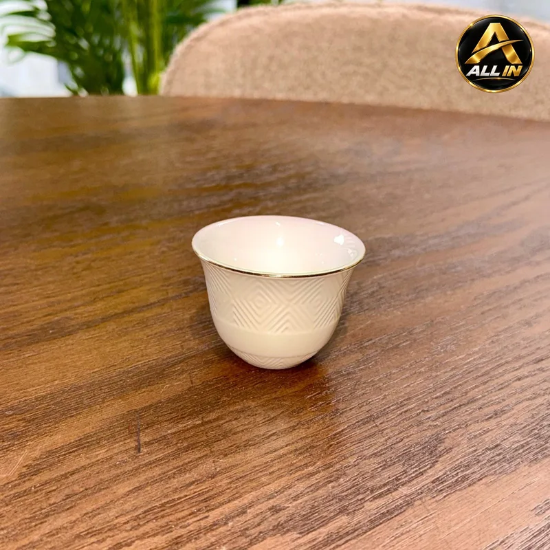 طقم فناجين سادة 12 بورسلان AMBER 3 MB