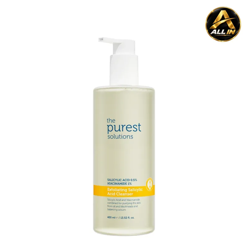 غسول للبشرة الدهنية والمختلطة – The Purest Solutions Salicylic Acid Purifying Cleanser Gel