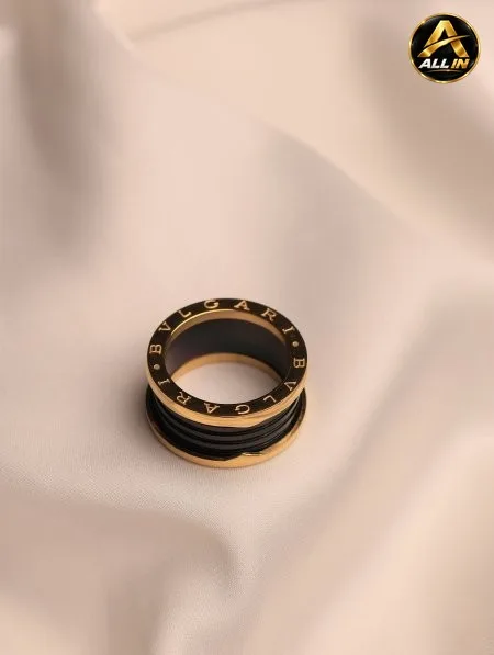 خاتم BVLGARI ستانلس ستيل.