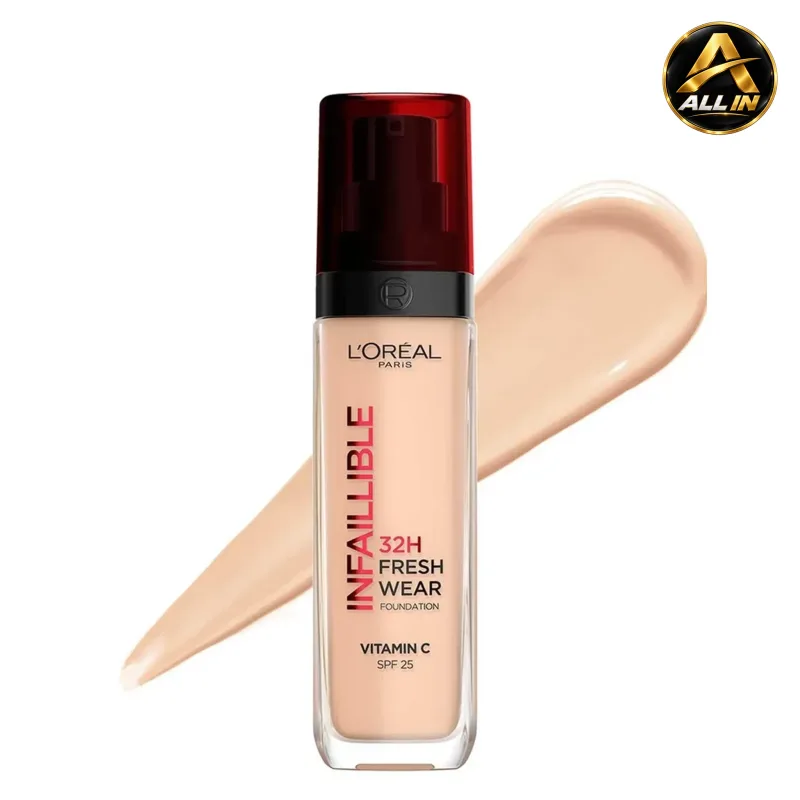 كريم أساس L’Oréal Paris Infallible 32H Fresh Wear Foundation 30ML