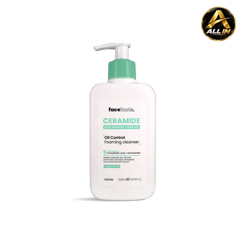 غسول سيراميد رغوي للتحكم في الزيوت | Face facts Oil control Foaming Cleanser