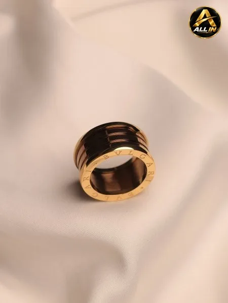 خاتم BVLGARI ستانلس ستيل.