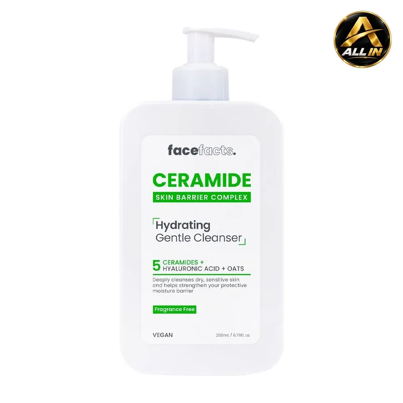 غسول منظف سيراميد مرطب من فيس فاكتس | Face Facts Ceramide Hydrating Gentle Cleanser