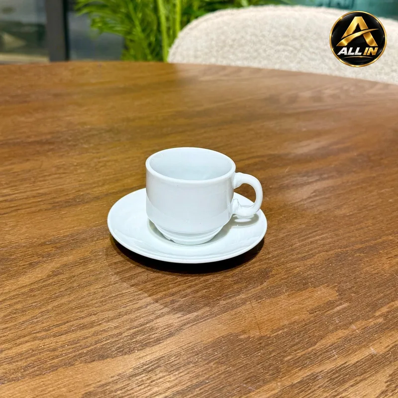طقم فناجين قهوة 6+6 مطاعم بورسلان 7401