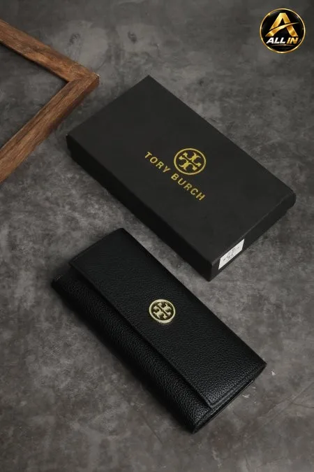 جزدان نسائي TORY BURCH مع علبة.