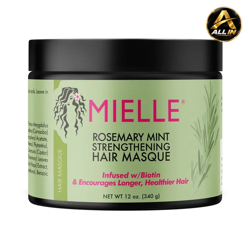 ميلي ماسك اكليل الجبل والنعناع لتقوية الشعر 340 مل | Mielle Rosemary Mint Strengthening Hair Mask