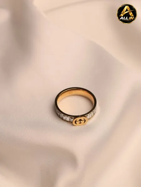 خاتم GUCCI ستانلس ستيل.