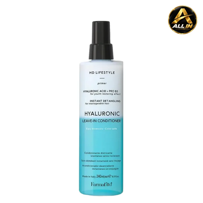 بلسم بحمض الهيالورونيك ليف ان 240 مل — FARMAVITA HD Life Style HYALURONIC LEAVE-IN CONDITIONER