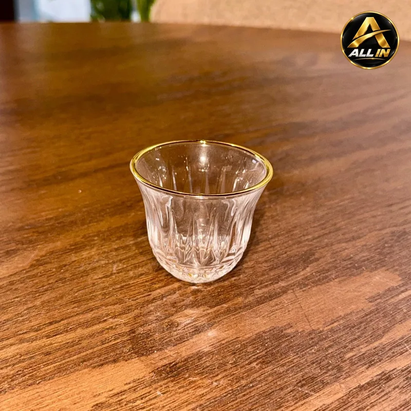 طقم فناجين سادة 12 زجاج 7602