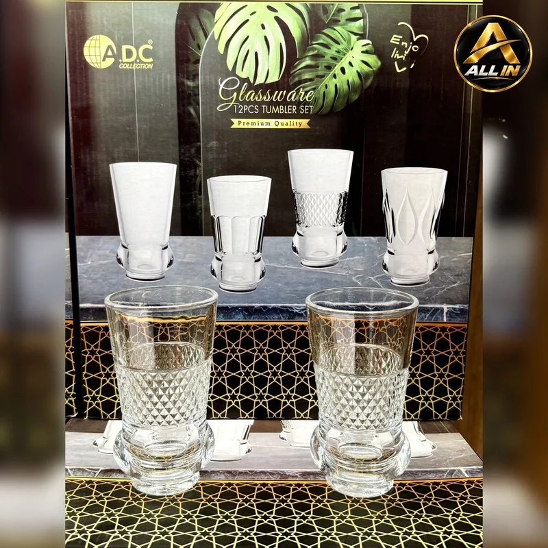 طقم كاسات عصير 12 مبزر ADC0528
