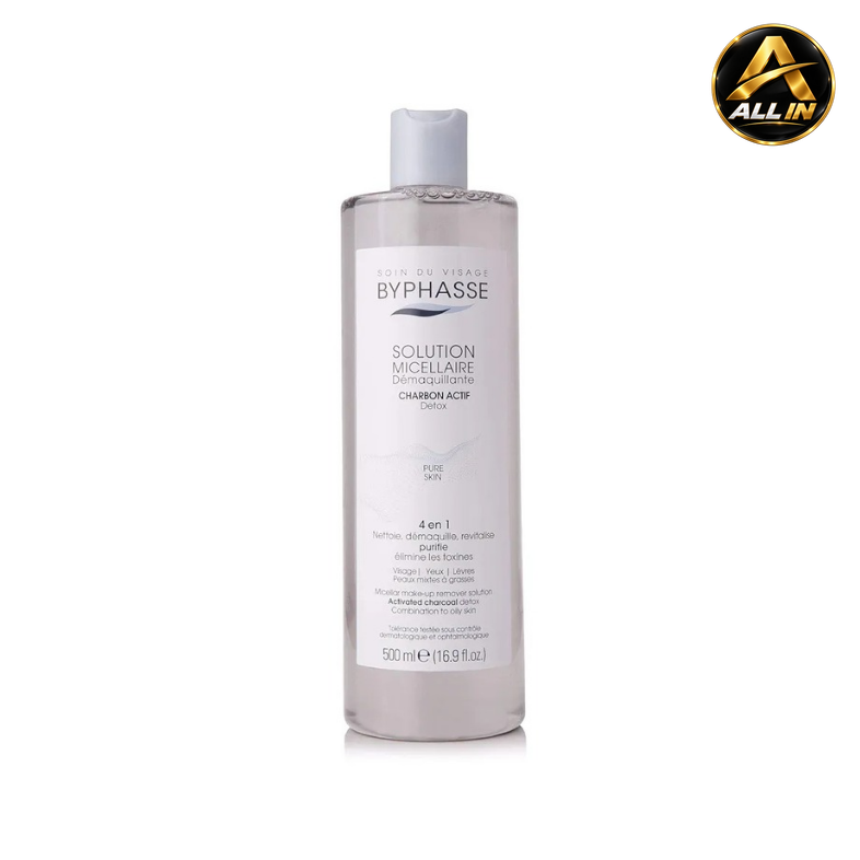 ماء ميسيلار مع الكربون المنشط | Byphasse Micellar water Demaquillante، صورة 1